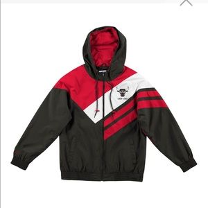 NWT Mitchell and Ness blocked Chicago Bulls Jacket